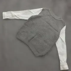 b2942 LEPSIM レプシィム【F】グレー ニット 長袖セーター