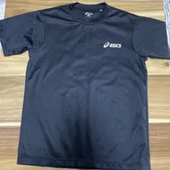 asics バレーボール シャツ 黒色 紫デザイン