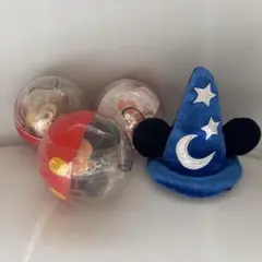 魔法使いミッキー ヘアピン＆【未開封】カプセルトイ3個セット