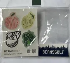 BEAMS GOLF ビームスゴルフステッカー　非売品　2枚セット　ノベルティのサムネイル