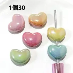 カスタムボールペンビーズ　ハートビーズ