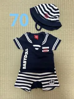 BABYDOLL セーラー風　セットアップ