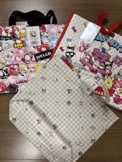 ハローキティー　50周年　トートバッグ　２種類　サンリオ　デイリートートバッグ