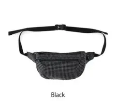 CAYL Grid Fanny Gridウエストバッグ サコッシュ ブラック