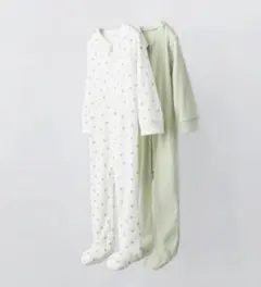 新品未使用　80(9-12) ロンパース 2枚セット