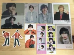 道枝駿佑　なにわ男子　フレークシール　フォトカード　チェキ風　クリアカード