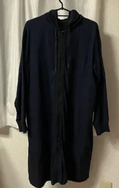 【コムサイズム】薄手　フード付きアウター　レディース　9号