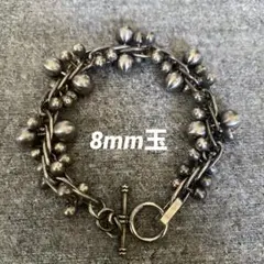 Vintage メキシコ DNA シルバー パール ブレスレット 22cm - メルカリ