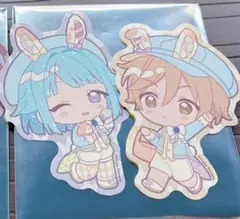 あんスタ　アニカフェ　ステッカー　Ra*bits 友也、創　2枚セット