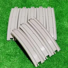 0324 グレー モノレール 曲線レール ８個 プラレール 洗浄済 匿名配送