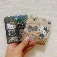 おはじきシールフレーク サンリオ ハローキティ ギャル ヒョウ柄