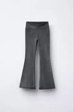 zara kids ブラック　ダークグレー フレアパンツ6歳116cm