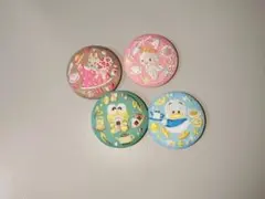 サンリオ　刺繍缶バッジ　けろっぴ　ほか4個セット