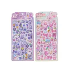 フ*♡様 うるうる⭐︎3Dちゅるんシール ２枚組 ゆめかわ