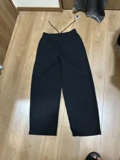UNIQLO C スウェットワイドパンツ　ブラック