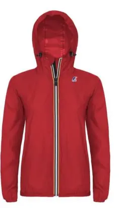 K-WAY ケーウェイ レインウェア ナイロンジャケット アウトドア  レッド