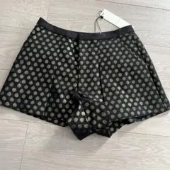 ココディール　ショートパンツゴールド　ドット