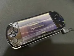 PSP-3000 ブラック 本体 ソフト4本付き AC接触難あり 動作確認済み