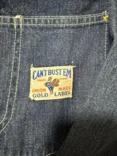50s can’t bust’em キャントバステム　オールインワン　ツナギ 楽天市場】グッドコンディション 濃紺 50〜60年代 キャントバス
