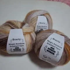Bracty Gradient Yarn 50g　毛糸3玉