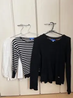 BLUE LABEL CRESTBRIDGE ニットセーター3点セット