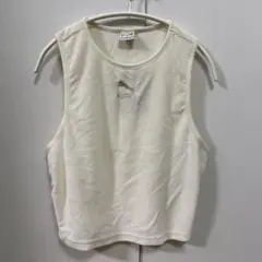 PUMA クリーム色 タンクトップM
