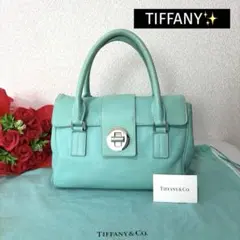Tiffany & Co. マンハッタン サッチェル レザー ハンドバッグのサムネイル