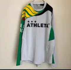 ATHLETA　プラクティスシャツ　練習着/長袖/グレー/緑/黄　サイズM