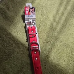 Petio 犬用首輪 中型犬用 レッド ハート型穴あきのサムネイル