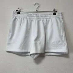 【新品未使用】カルバンクライン　ショートパンツ　CK 白　ホワイト