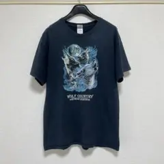オーバーサイズTシャツ 狼 古着 バンドTシャツ