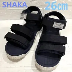 SHAKA スポーツサンダル 26cm ネイビー ベルクロ 美品 シャカのサムネイル