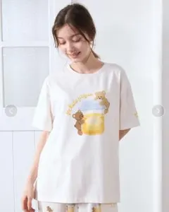 ジェラピケ　PIQUEベア柄ワンポイントＴシャツ＆PIQUEベア柄ロングパンツ gelato pique ジェラートピケ pique【接触冷感】ベアワン