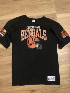 80sチャンピオン フットボールTEE 美品 L ブラック USA製