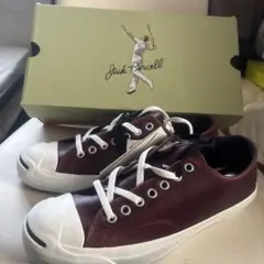アトモス　コンバースJack Purcell バーガンディ レザー