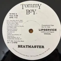 80sエレクトロBEATMASTER LIPSERVICE