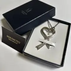 ♡MIKIMOTO ミキモト☆ハートチャーム ☆バックチャーム♡ミニパール付きのサムネイル