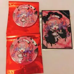 ホロライブ FLOWGLOW タワレコカフェ 缶バッジ 綺々羅々ヴィヴィ