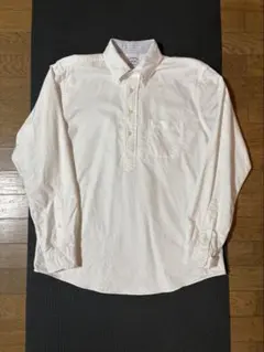 ブルックスブラザーズ　プルオーバー　長袖　オックスフォード　ホワイト　M