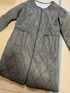 チャオパニック　オリーブグリーン キルティングジャケット