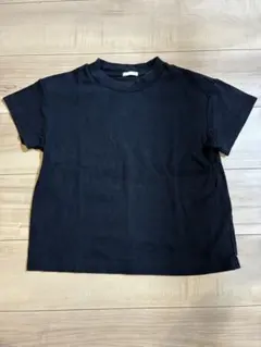 ブラック 半袖Tシャツ 無地 GU