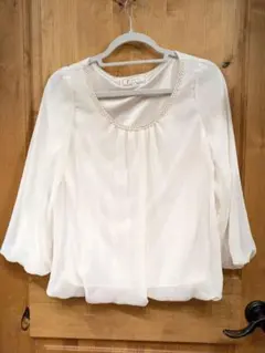 ROPE PICNIC ホワイト 七分袖ブラウス 38