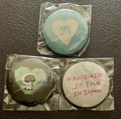BTS JIN RUNSEOKJIN 缶バッチ 3点