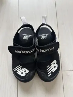 new balance サンダル 16cm 黒