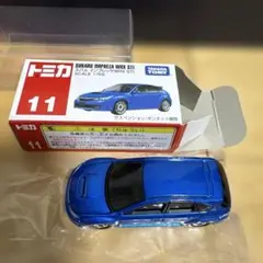 【絶版】トミカ11 スバル　インプレッサWRX STI 1/59のサムネイル