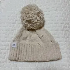 ziggy lou ニット帽　アイボリー