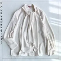 theory luxe 25AW ドット柄 ボウタイブラウス - メルカリ