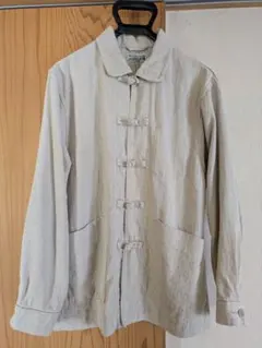 ジャケット 麻綿100% チャイナ風