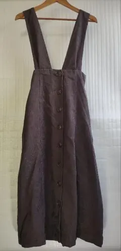 美品　コーデュロイハイウエストワンピース　MAJESTIC LEGON　ロング