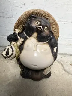 直接取引 千葉県我孫子 信楽焼たぬき置物 狸 割引可能 - メルカリ